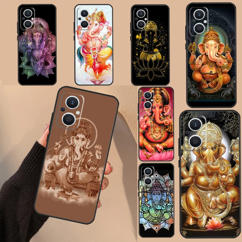 Ganesh Elephant God Case For OPPO Reno 4Z 5Z 2Z 8T 4 5 6 7 8 Lite OPPO Find X2 X3 Lite Neo X6 X5 Pro Back Cover