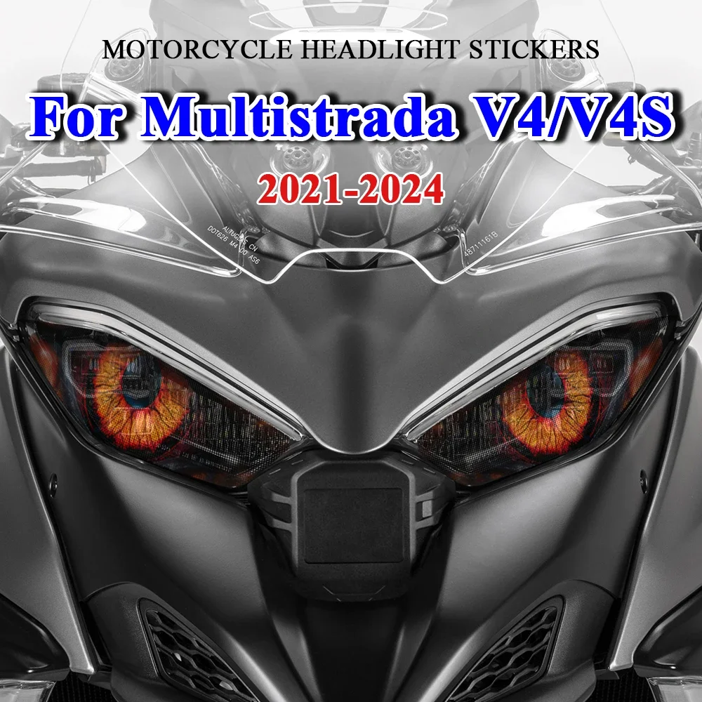 

Fit For Ducati Multistrada V4S 2021 - 2024 Motorcycle Sticker Headlight Sticker