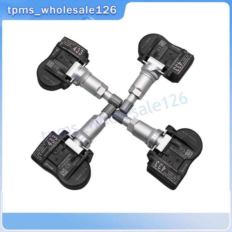 4 pz/lotto sensore pneumatico muslimper 2017 2018 2019 2020 Tesla Model 3 S X TPMS sistema di monitoraggio della pressione dei pneumatici 433MHZ