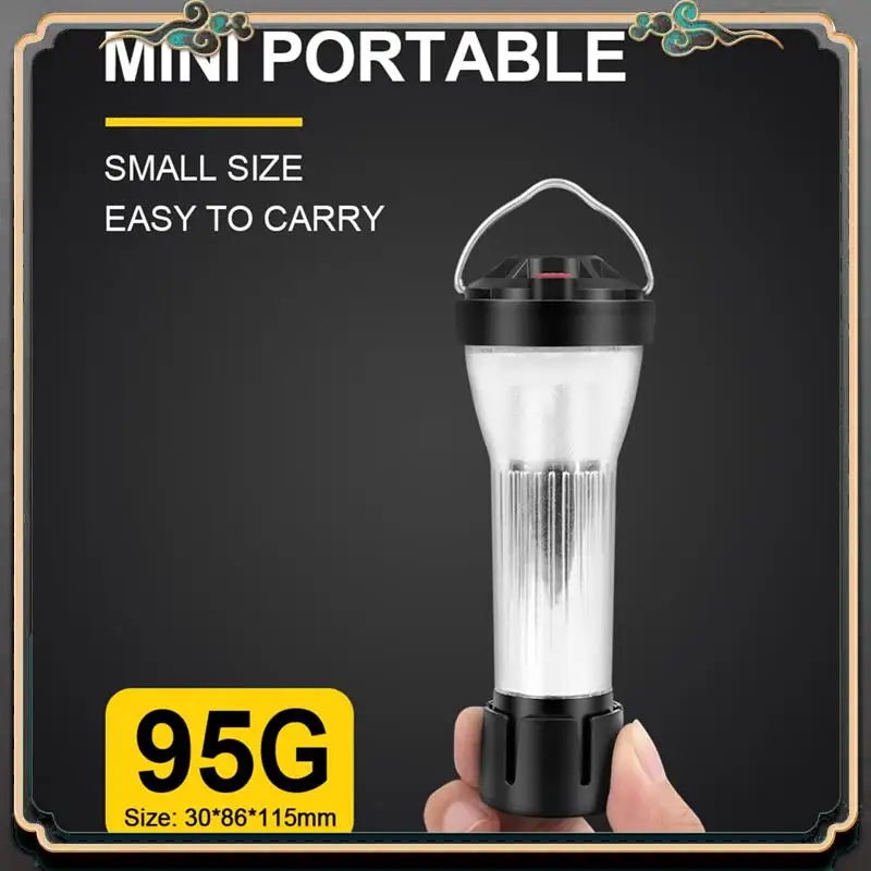 

Multi-Function Camping Light Portable Outdoor Camping Lantern With Magnet Light Hanging Tent Light