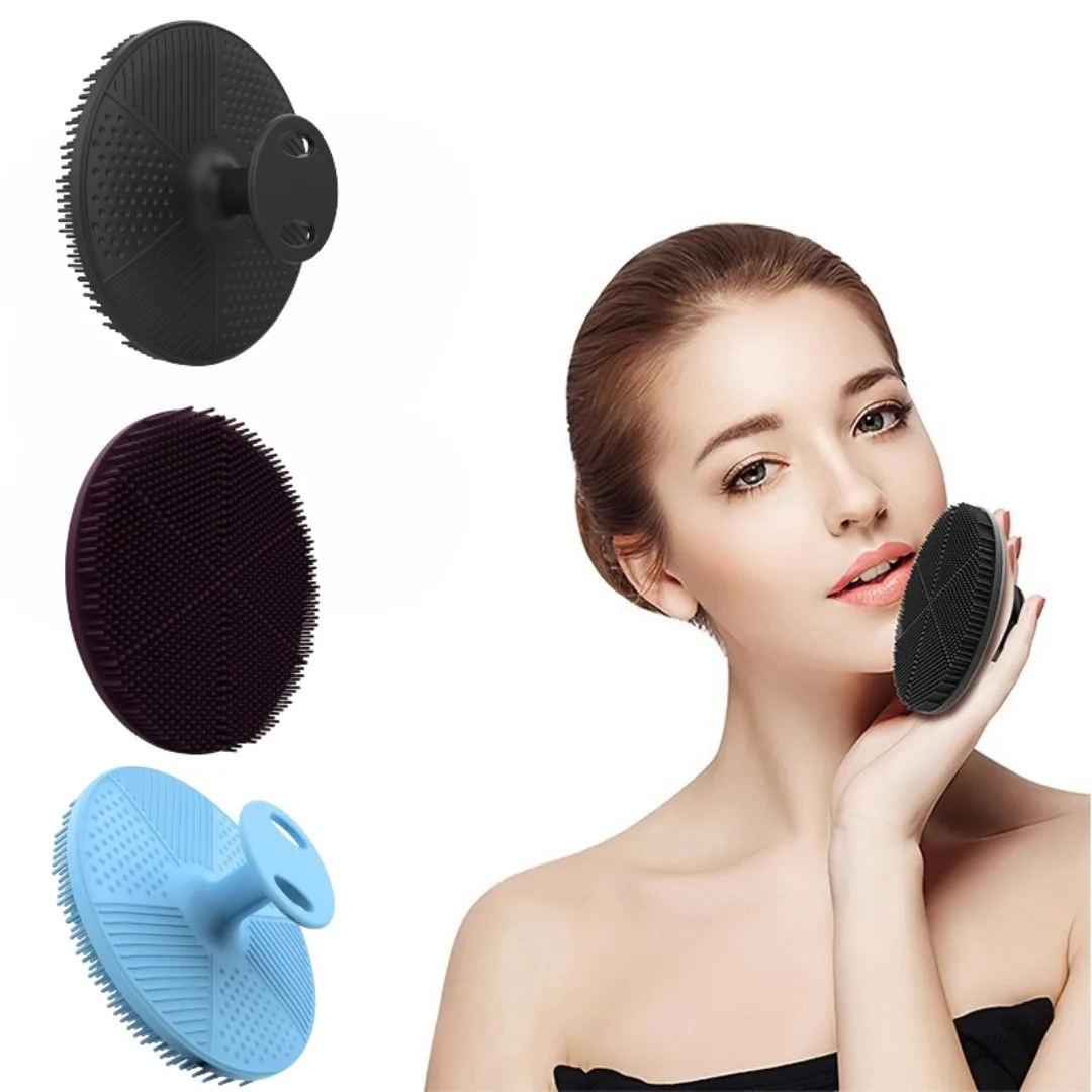 

Силиконовый скребок для тела, мягкая щетка для ванны, портативная массажная щетка для душа, отшелушивающий скраб для мытья тела, чистка кожи, инструмент для купания тела