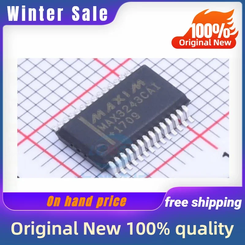 5PCS New original MAX3243CAI T SSOP-28 IC quality goods