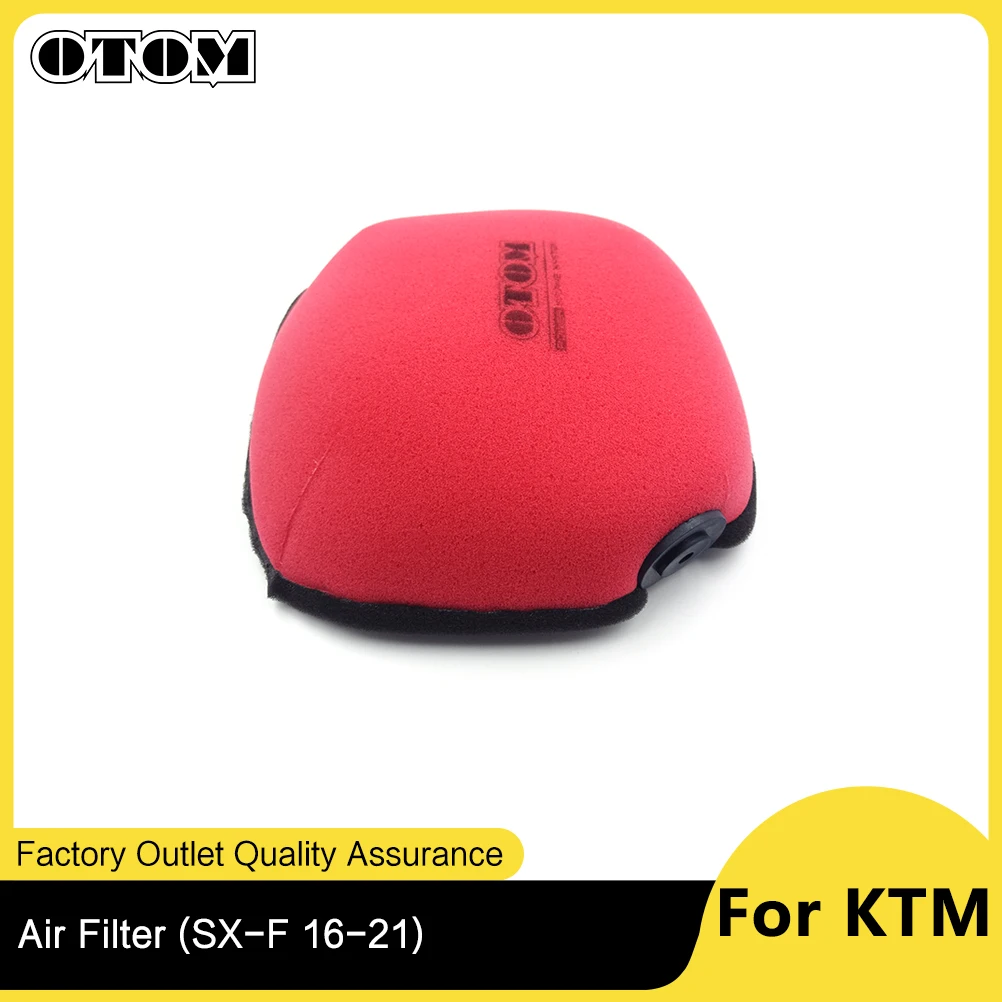 OTOM For KTM Motorcycle Air Filter Intake Cleaner Dual Foam Layer Sponge Fit Husqvarna TC125 TC250 TE300 FC450 EXC SX XCW EXC-F