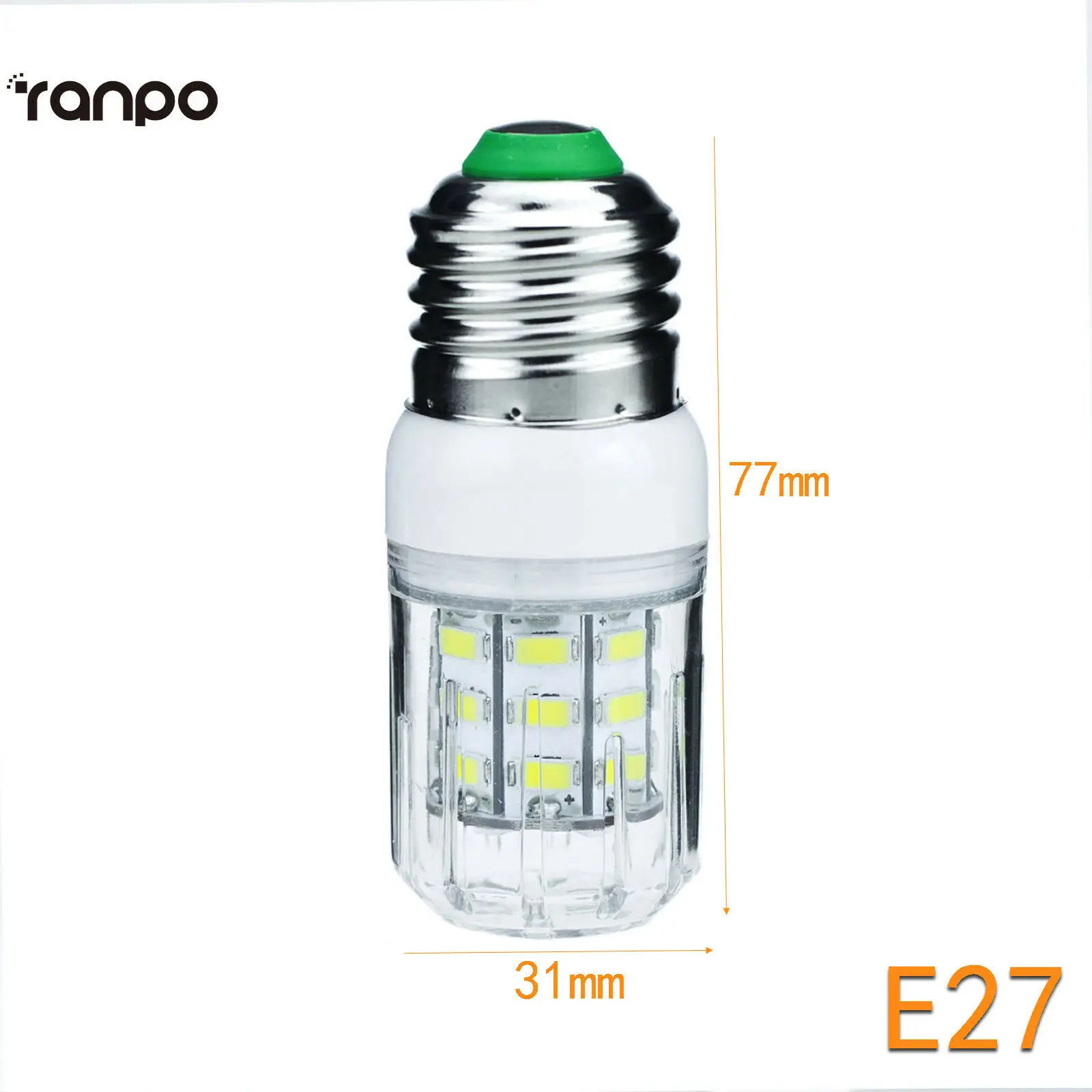 Hot E27 E14 7W LED Corn Light Bulbs DC2V DC24V Luce LED Screw Base Neutral White Lamps 360 Ray For Home Lighting Decoration