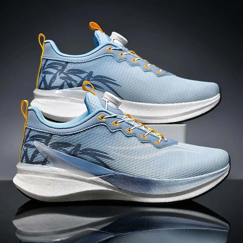 

2025Summer Breathable Comfortable Lightweight High-Quality Big Kids Rotating Buckle Basketball Shoes Couple Sports Shoes33-45