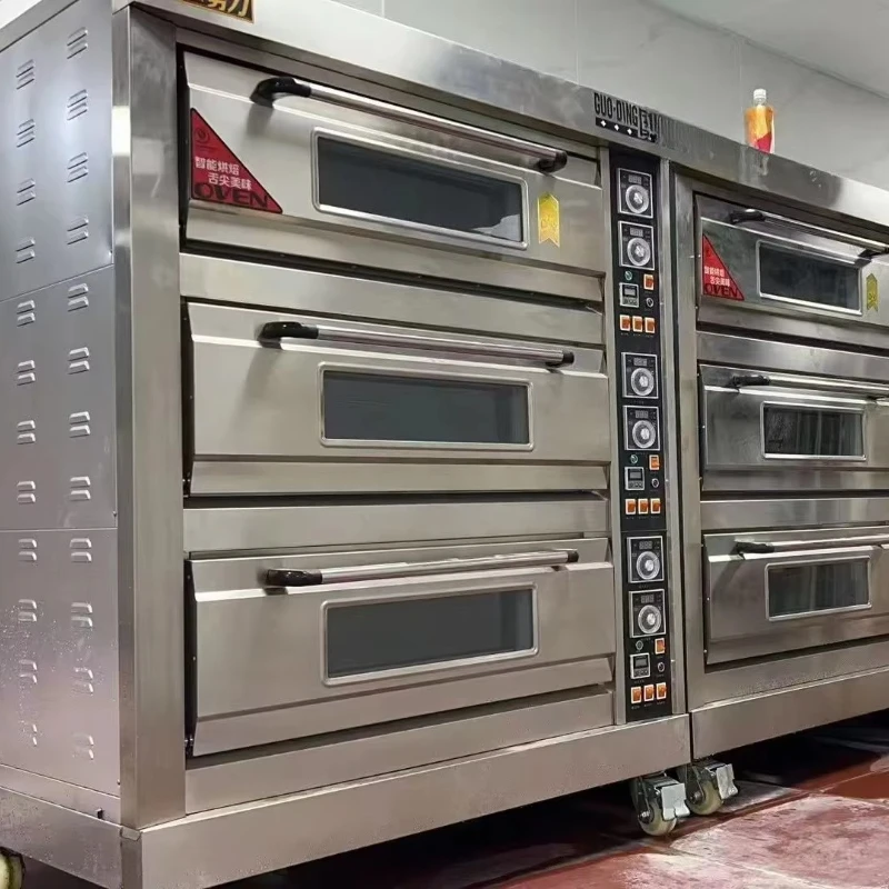 

Электрическая печь для выпечки пиццы, хлеба и тортов, 3 уровня, 6 противней