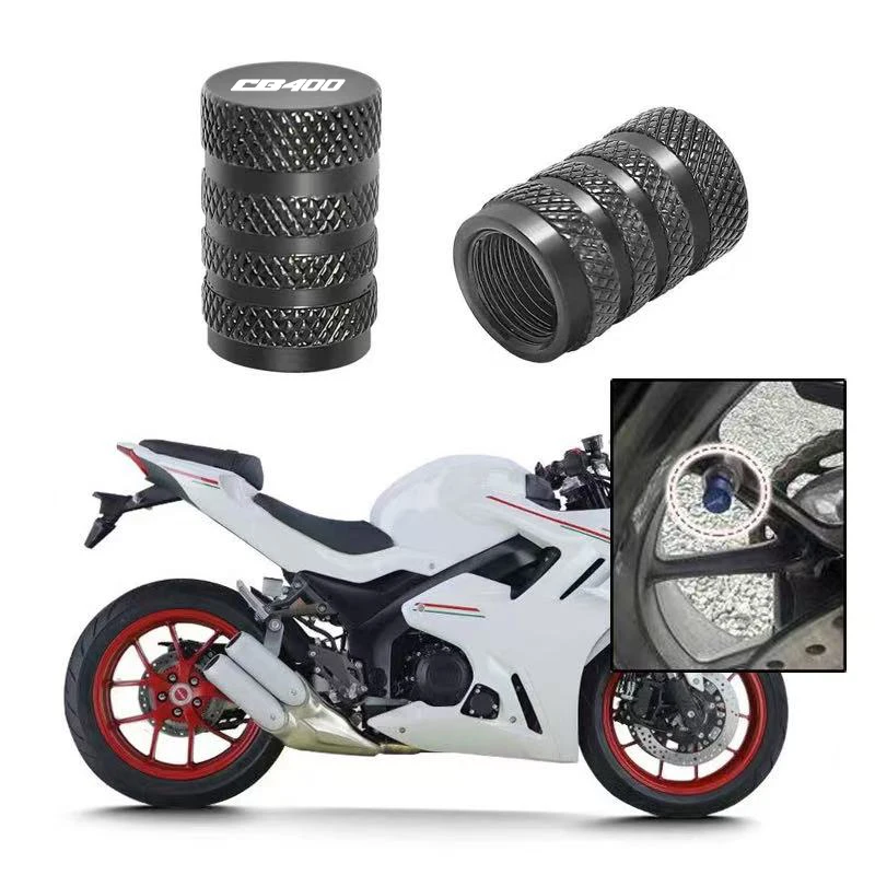 

For Honda CB400SF CB 400 CB400 VTEC CB400X 1998-2022 Accessories Motorcycle CNC Aluminum Tire Valve Air Port Stem Cover Cap