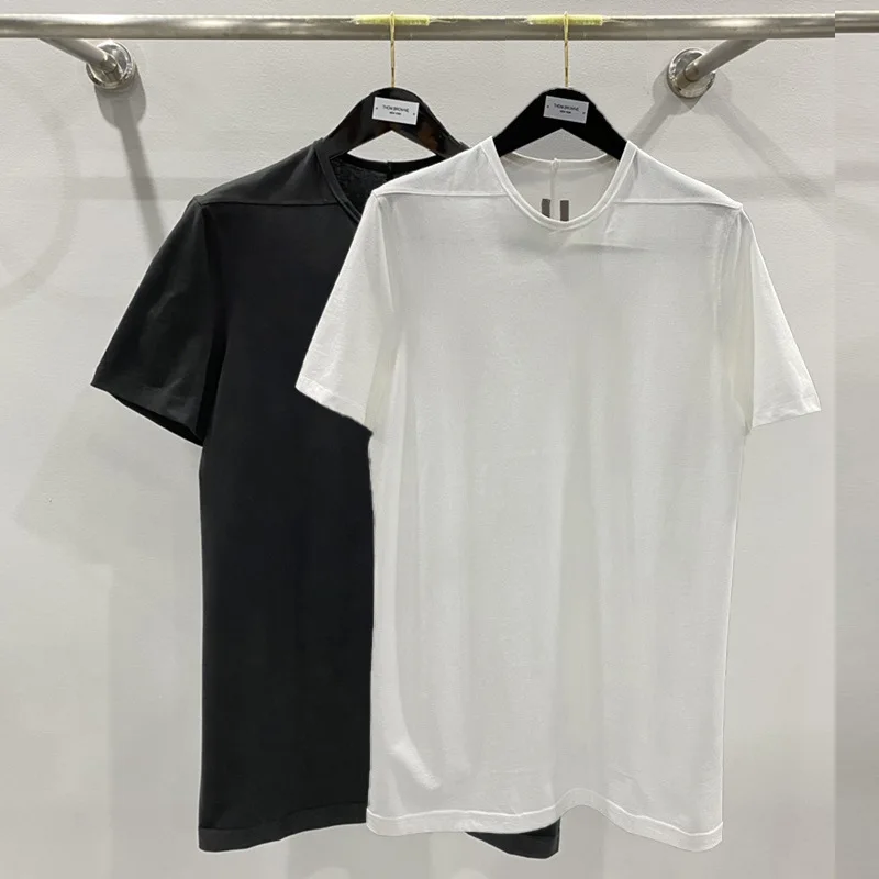 

High Street Classic Versatile Solid Color Cotton T-shirt Men Women Top Quality Casual Fashion T-Shirts