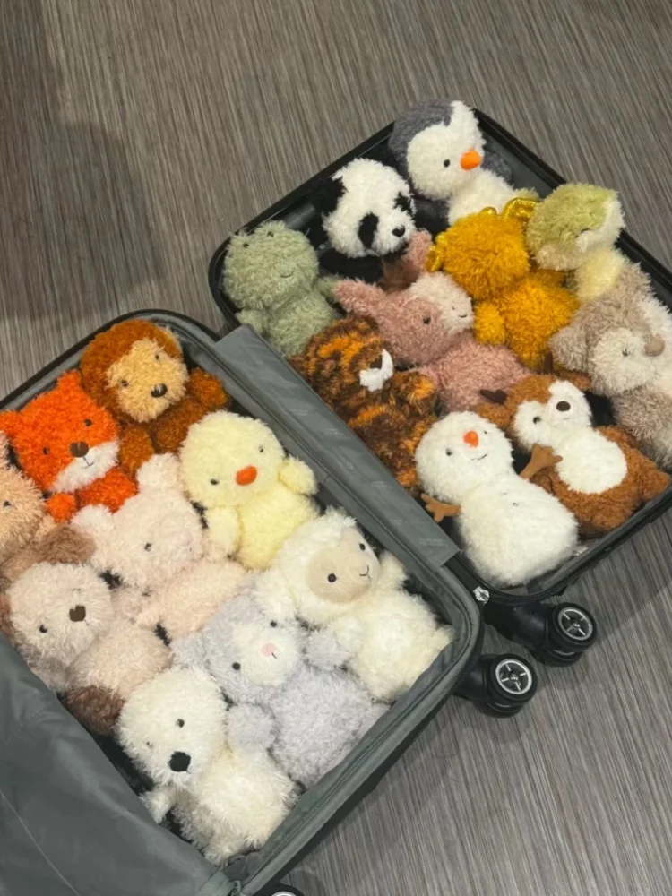 ตุ๊กตา Jcat Little Series รุ่นต่างๆ หมู แมว เพนกวิน ไก่ สุนัข หมีแพนด้า แกะ มังกร ของเล่นเพื่อนเล่นและของเล่นผ่อนคลาย ของขวัญคริสต์มาสสำหรับเด็กผู้หญิง