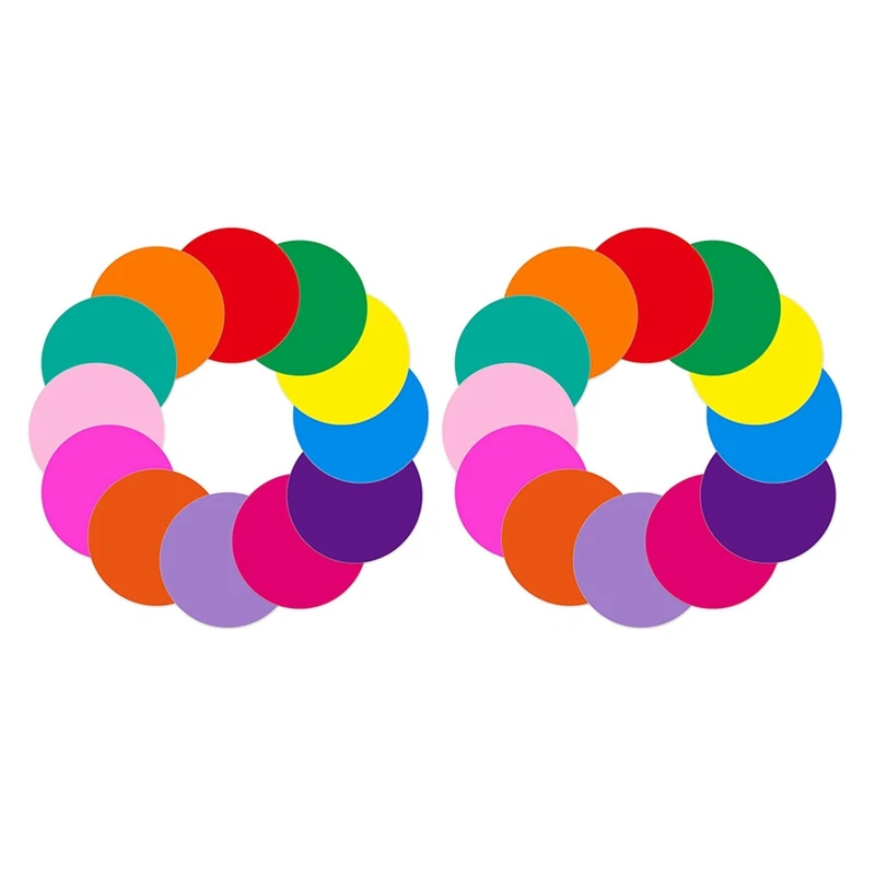 

24 шт., съемные виниловые наклейки в горошек, 11,8 дюйма