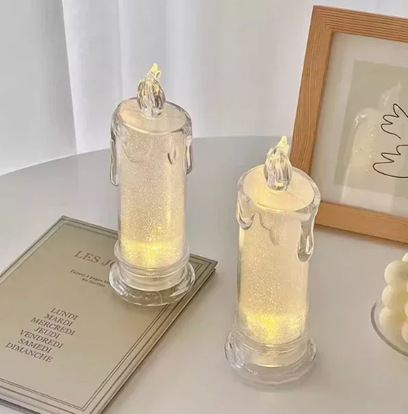 

Electronic candle light ambient light bedroom bedside