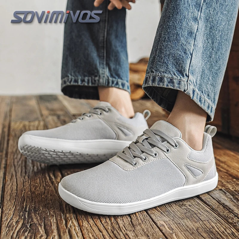 

Обувь для ходьбы с широким носком для мужчин и женщин, кроссовки с нулевым перепадом высоты, минималистичные повседневные босоножки для мужчин