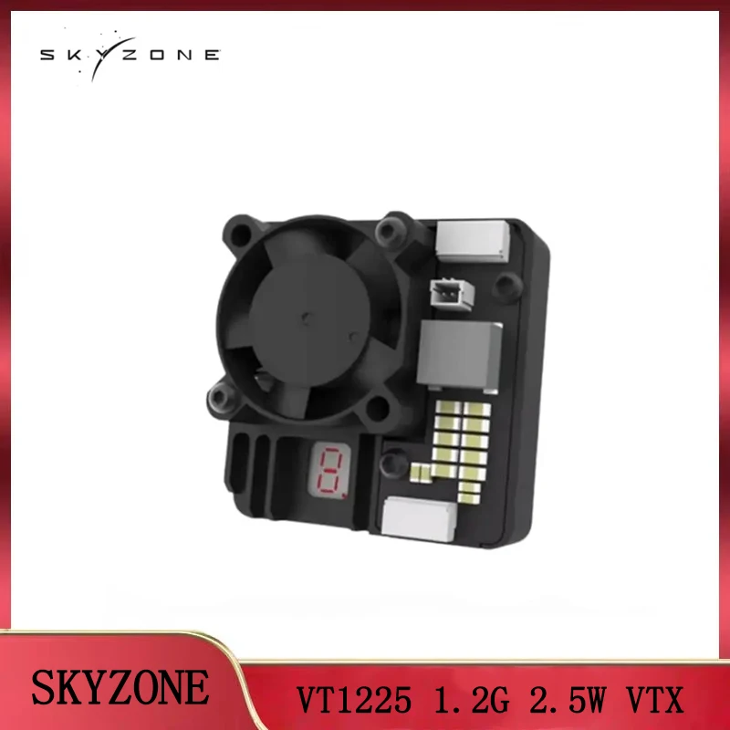 

SKYZONE VT1225 FPV Transmitter: 1.2G 2.5W CNC, 4-Speed Adjustable IRC Analog Image Transmission