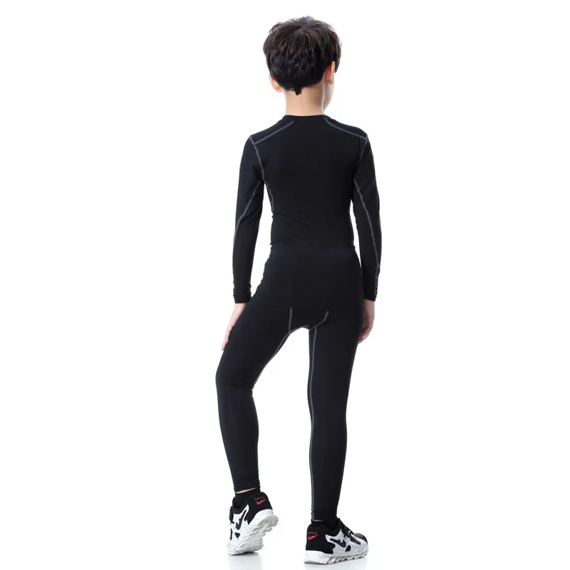 Boring Honey Children's Compression Leggings - Quick-Dry Breathable Basketball Football Running Tight-Fitting Pants Sportswear