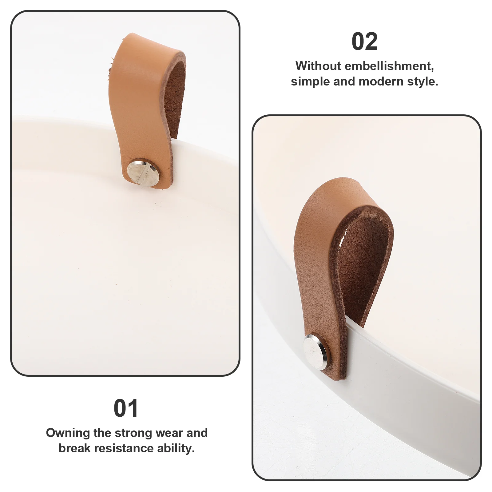 

Household Round Storage Tray Smooth Texture Practical Bathroom Cosmetics Vanity Organizer Sundries Tabletop Vanity Tray