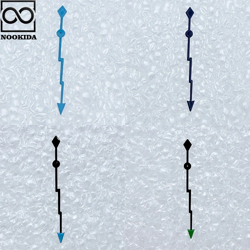 Manecillas de reloj NOOKIDA plateadas, naranjas, rojas y verdes, aptas para el movimiento NH35/NH36