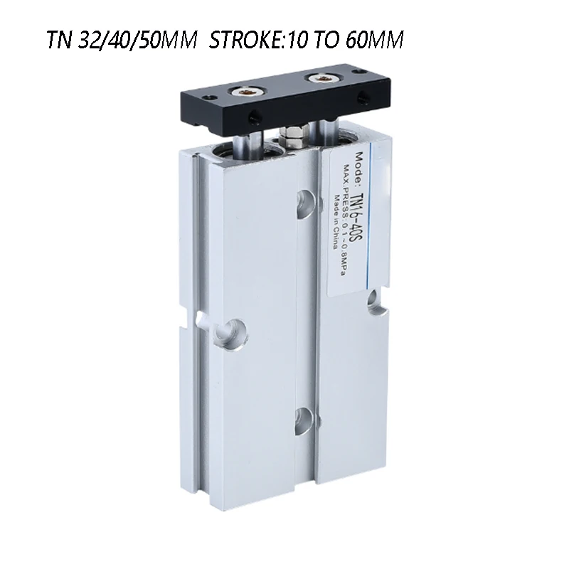 

Aluminum Alloy TN Type Pneumatic Cylinder 32mm 40mm 50mm Bore 10/15/20/25/30/35/40/45/50/60mm Stroke Air Cylinder