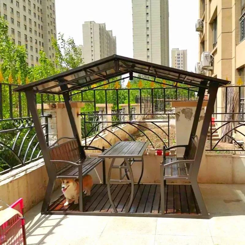 Pavilion wooden house outdoor courtyard pavilion outdoor sun room outdoor preservative wood assembly roof cabin movable