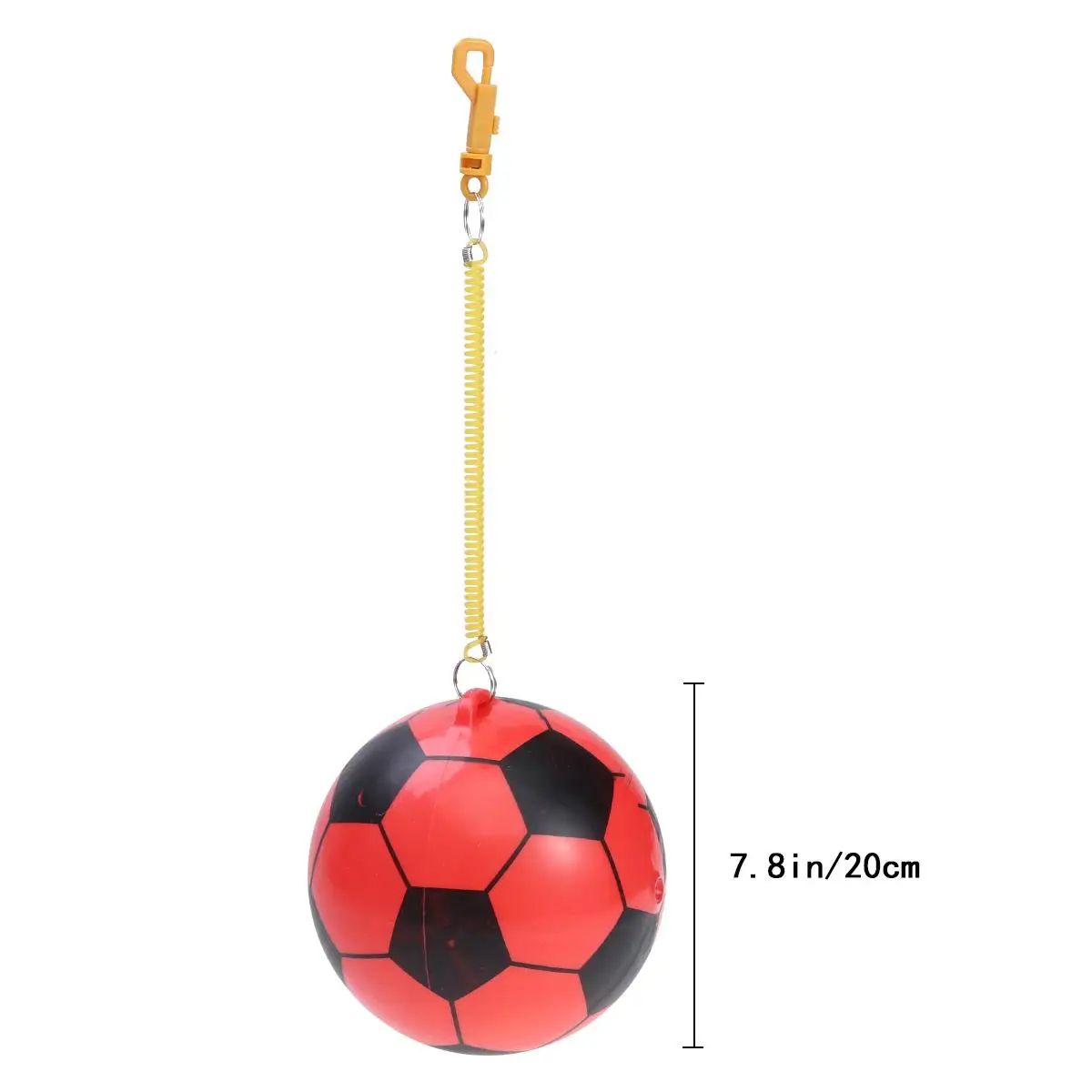 

3 Pcs Inflatable Football Bouncy Balls for Kids Playing Air Filled Elastic Child