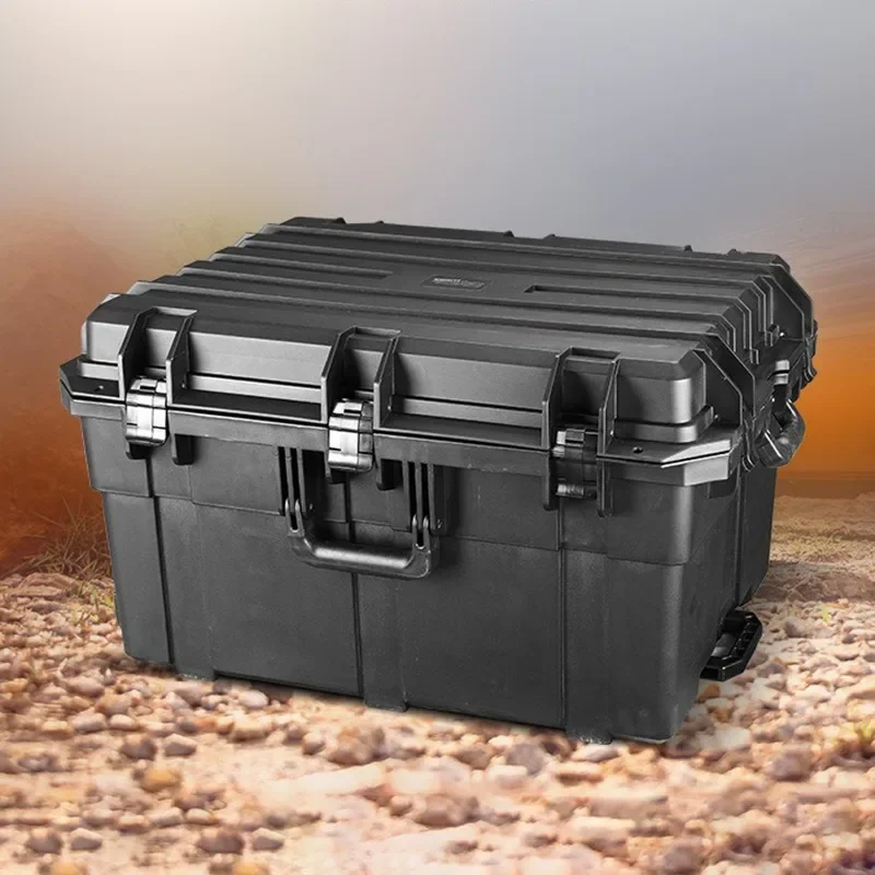 Large Pull Rod Toolbox Waterproof Tool Case with Wheels Safe Professional Storage Box Portable Electronic Tools Accessories