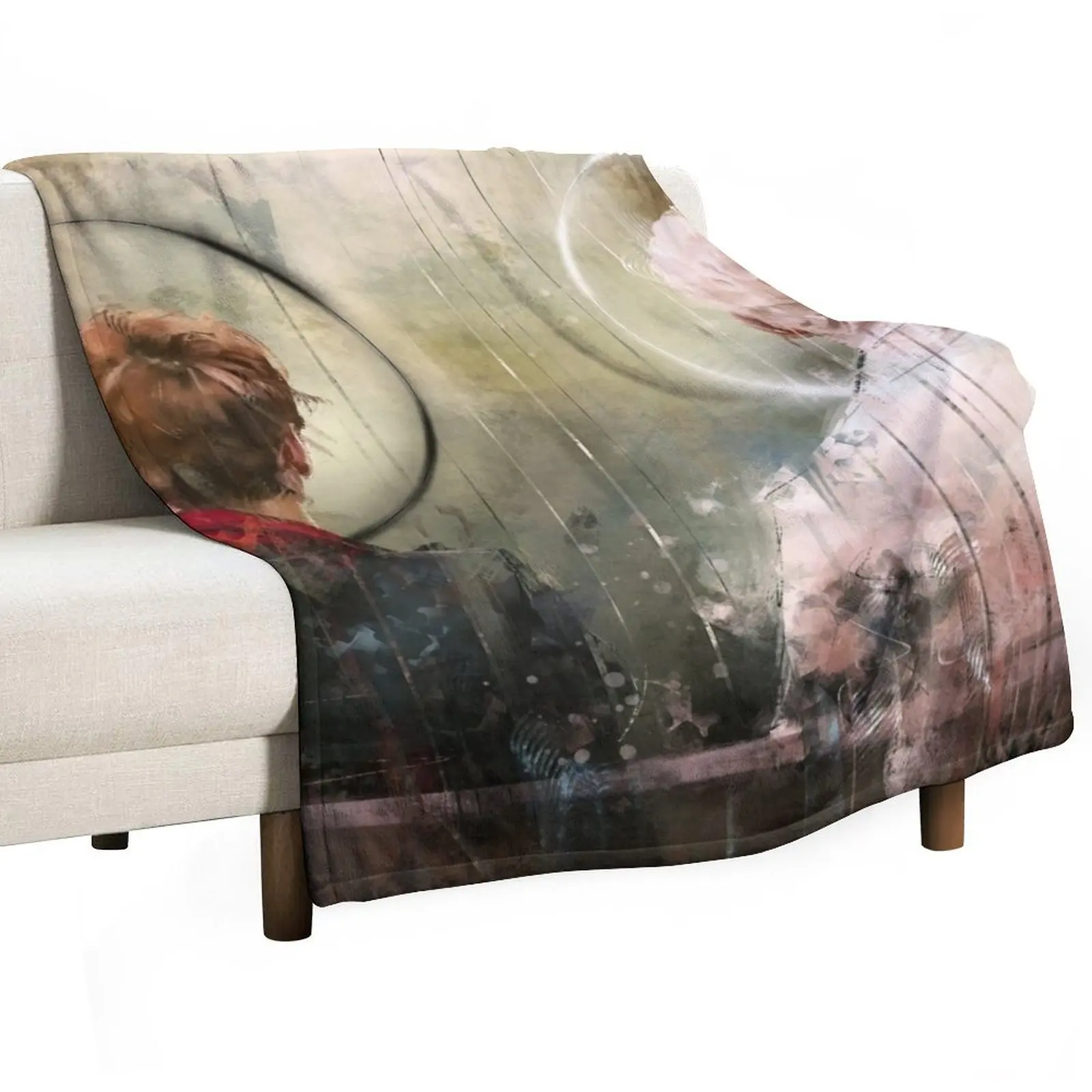 One moment in time Throw Blanket Giant Sofa Flannel Soft warm for winter Picnic Bed linens Blankets