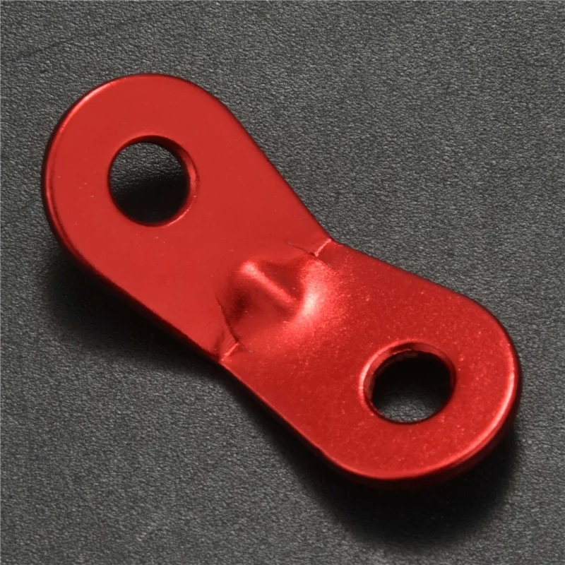 B06C-سبائك الألومنيوم الحبل الضابط خيمة الموتر حبل الضابط لخيمة المشي لمسافات طويلة التخييم (2 ثقوب) - 36 حزمة #5