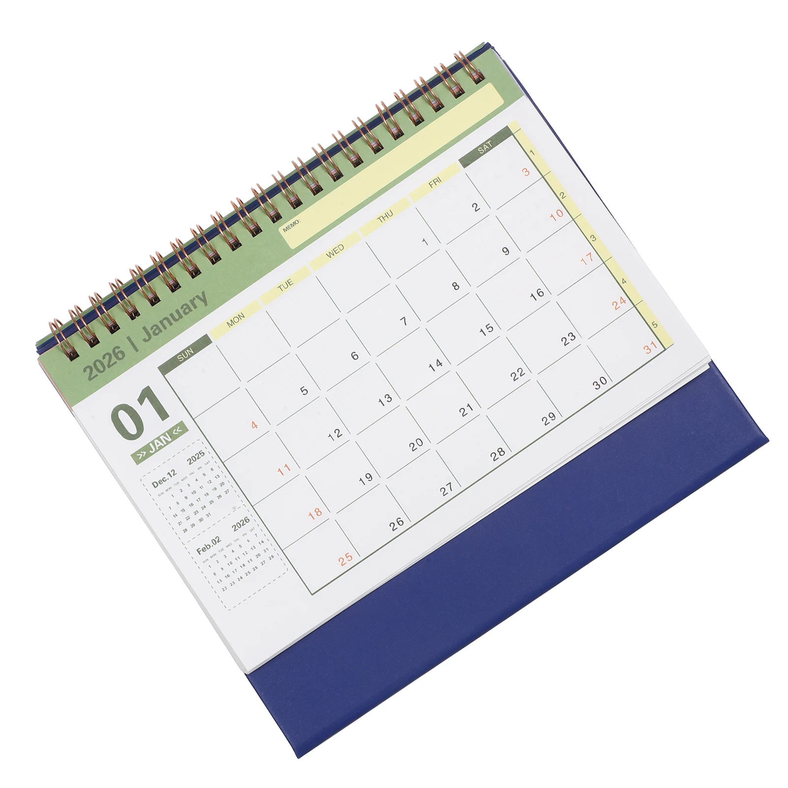 2026 تقويم مكتبي صغير الحد الأدنى تصميم الوجه المدمجة مخطط سطح المكتب الجدول الشهري لدراسة المكتب والمنزل