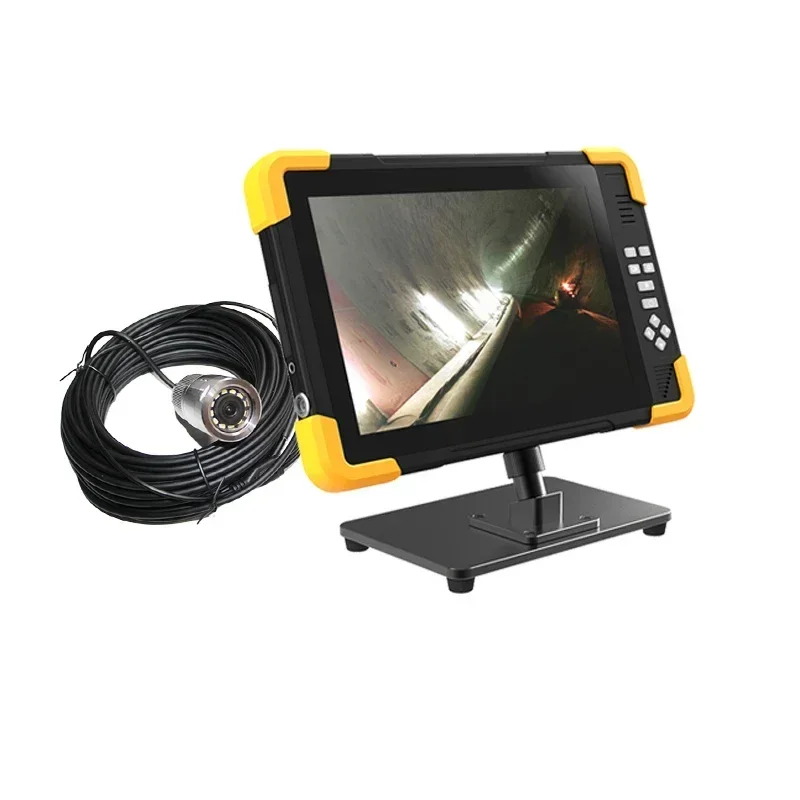 

Best Seller First 100m 5MP 4K 10.1inch Underwater CCTV Video Endoscope Drill Hole Camera DVR Kits For Deep Water Well /Pipe /Sew