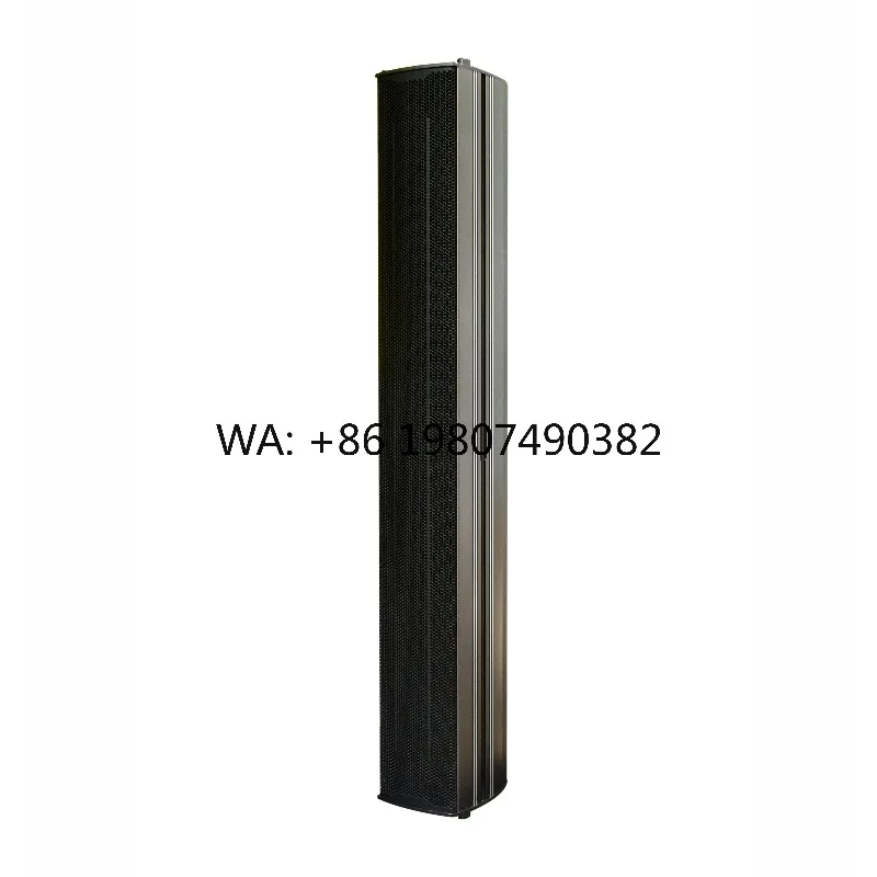 

650W 6*6.5 Inch 2-Way Aluminum Column Speaker 90° Coverage Indoor Outdoor Install Passive Stage Audio Loudspeaker