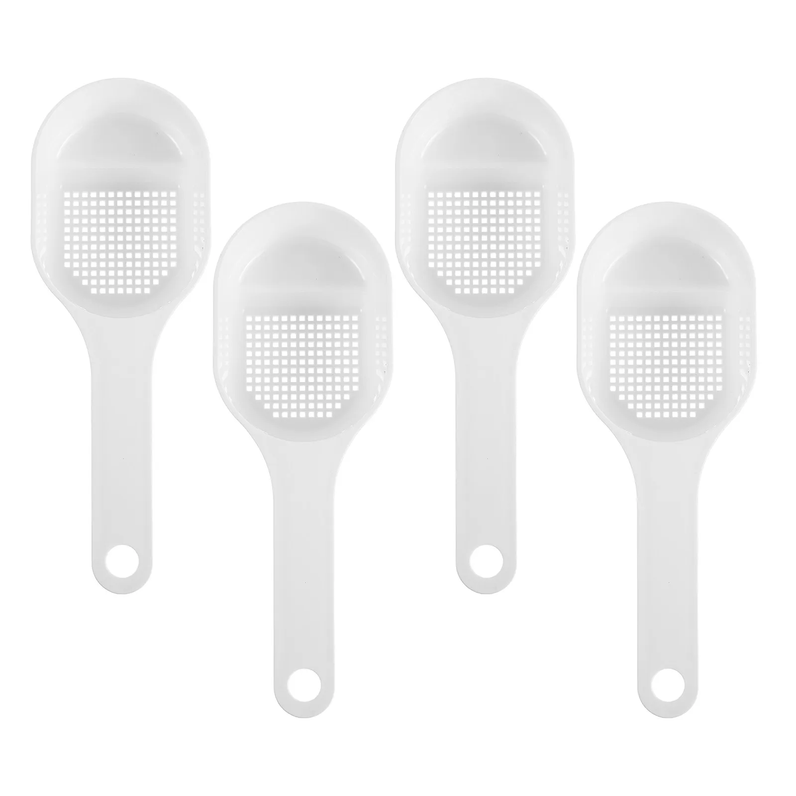 4Pcs Fine Mesh Powder Shaker for Baking - Lightweight Plastic Sifter for Powdered Sugar Cocoa Flour Seamless Strainer Kitchen