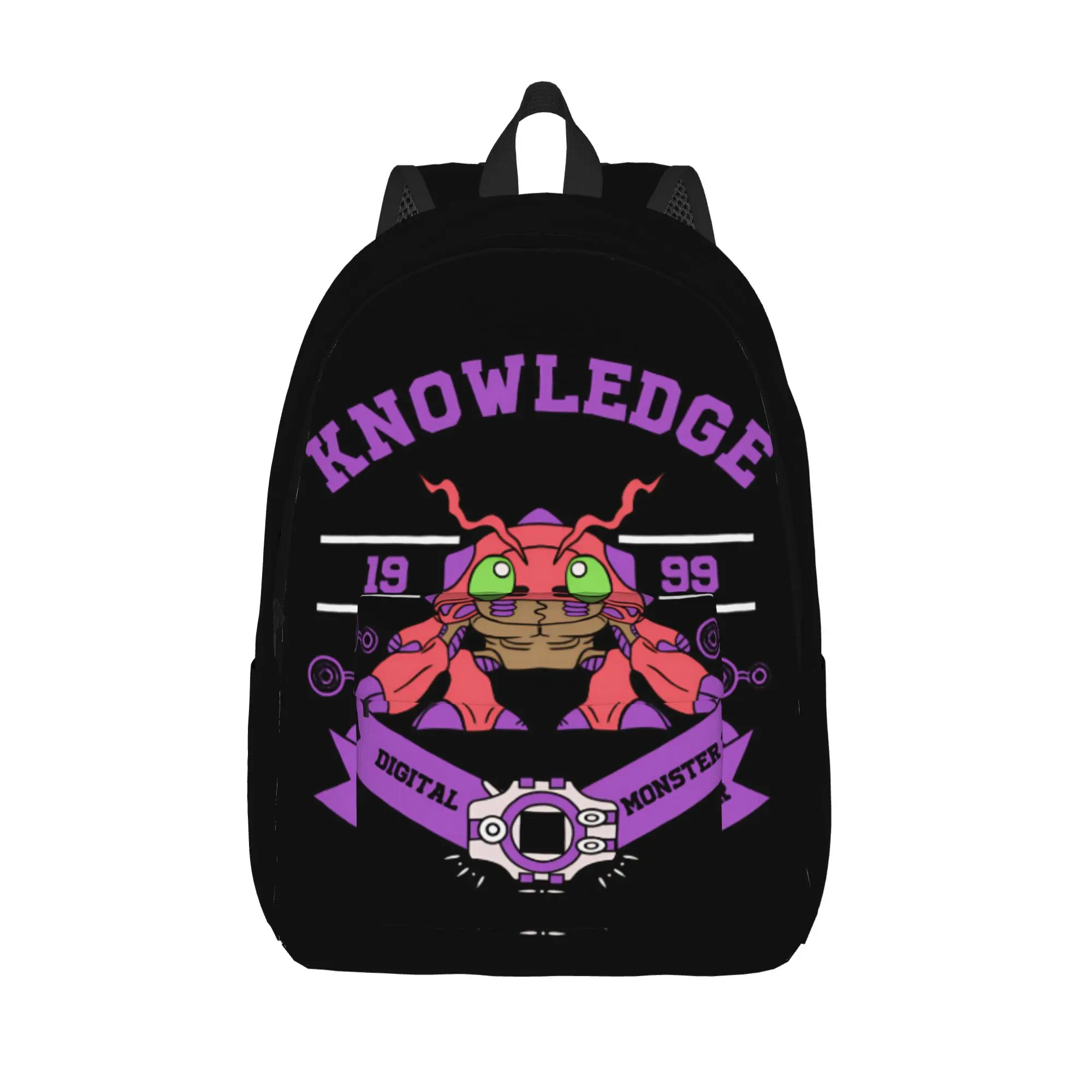 

Digital Monster Digimon Tentomon Casual Backpack Lightweight Student Work Daypack for Men Women Laptop Computer Shoulder Bag