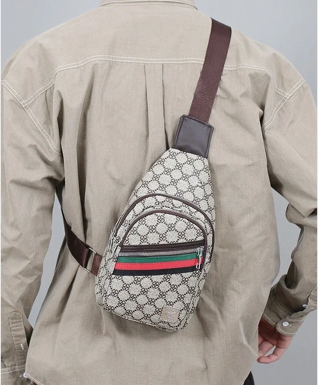 Universelle Multifunktionale Umhängetasche für Herren/Damen, Schulter-Crossover-Brusttasche, lässige Handtasche mit Kopfhörerfach – Detail 33