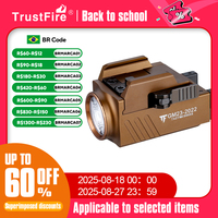 Trustfire GM23 Tactical Led Flashlight 800LM Rail Mounted USB Rechargeable Quick Release Light for Taurus Glock 17 19 TX2