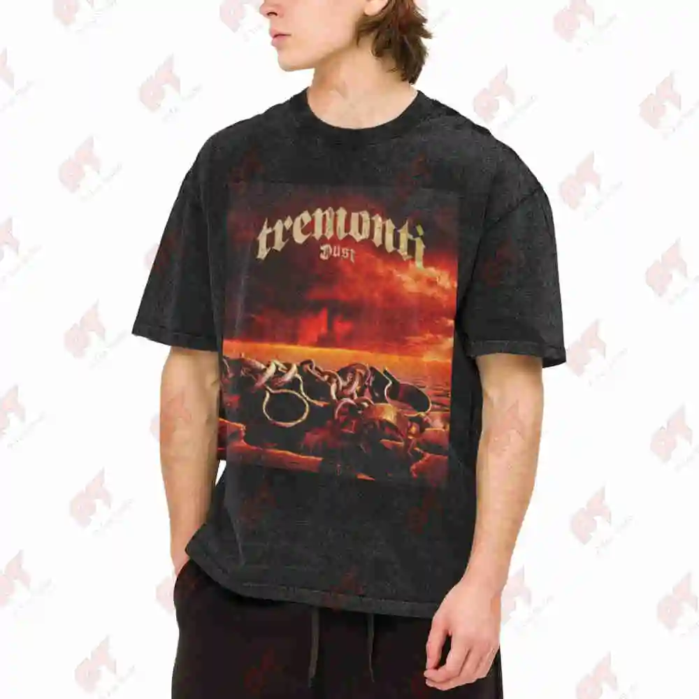 Tremonti Dust Vintage Washed Tee Pure Cotton T-Shirt