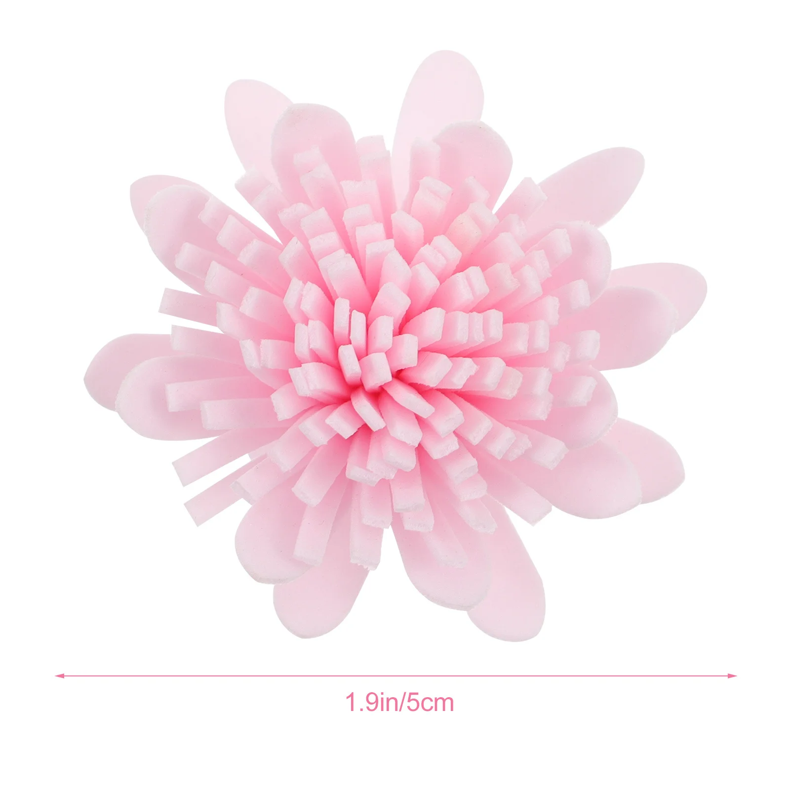 100 Pcs Artificial Chrysanthemums Flowers Bouquet Fake Heads Delphinium Aromatherapy Diffuser Pink
