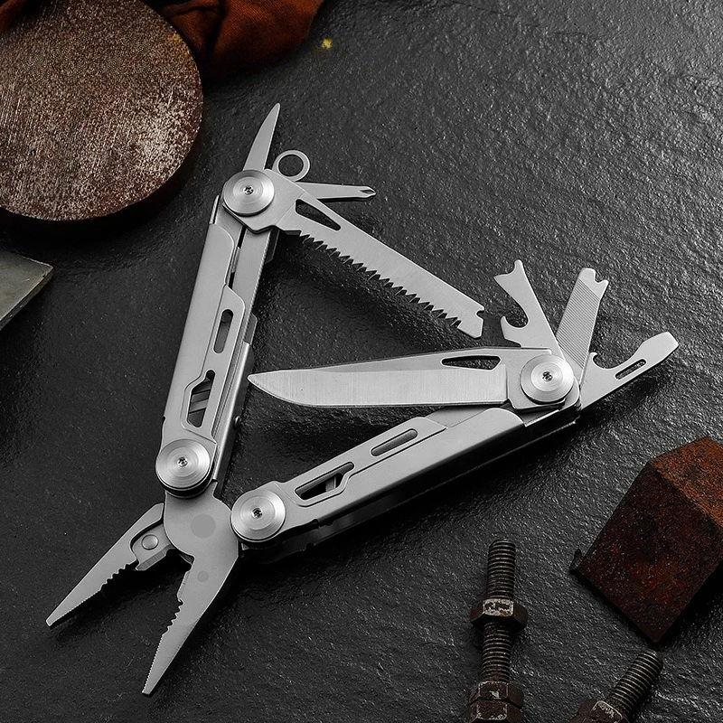 

Outdoor Portable Stainless Steel Multi-functional Folding Tool Pliers Camping Survival EDC Equipment High Quality