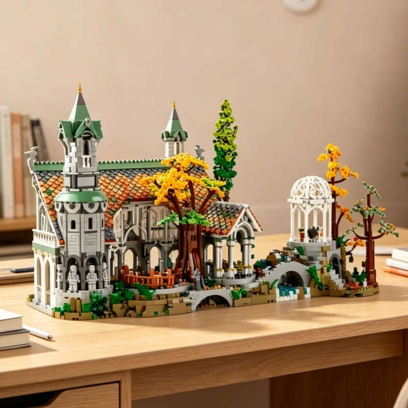 En stock 6167 piezas Serie de películas de El Señor de los Anillos Compatible con Street View Modelo de decoración de escritorio Juguetes de estilo para niños Regalos de cumpleaños