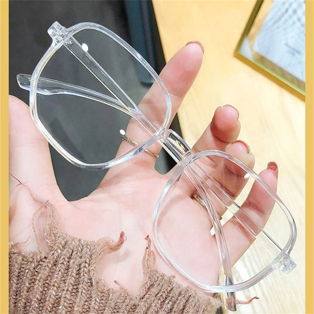 

Optical Spectacle Large Frame Sunglass Eyewear Transparent Computer Glasses For Gaming Reading Office