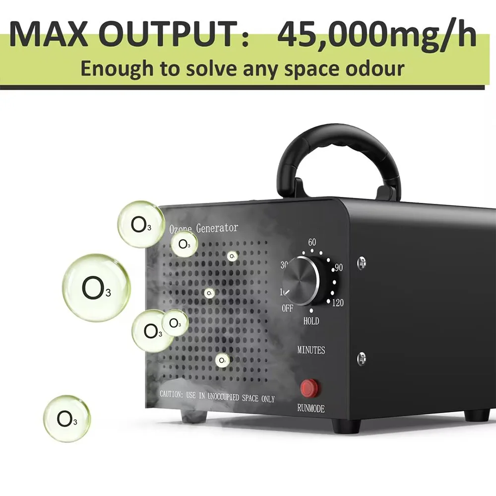 Gerador de ozônio 60000 mg/h ac110v ac240v máquinas de ozônio ozonizador para uso doméstico e comercial escritórios fumaça e sala de animais de estimação