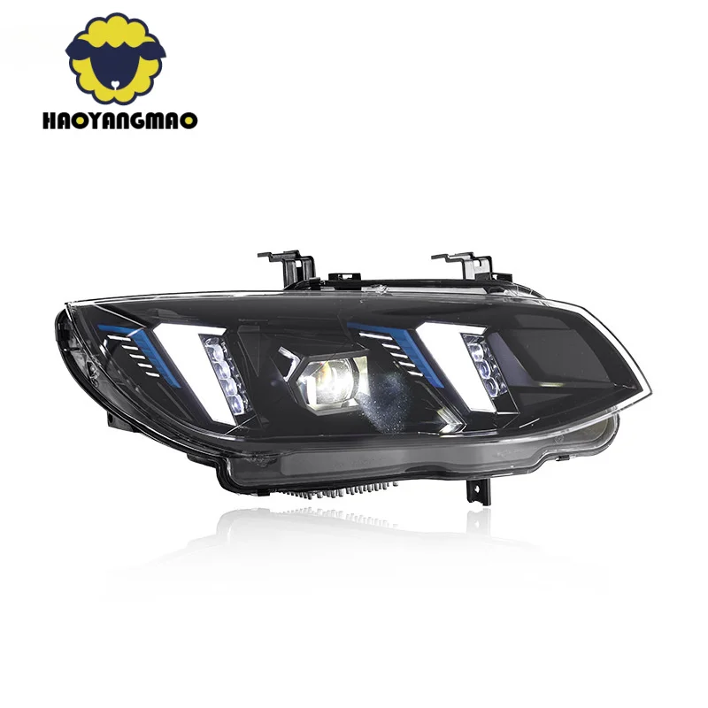 

Suitable for 10-13 3 Series E93 Headlight Assembly Modified Fang Style LED Daytime Running Light Steering Lens Light