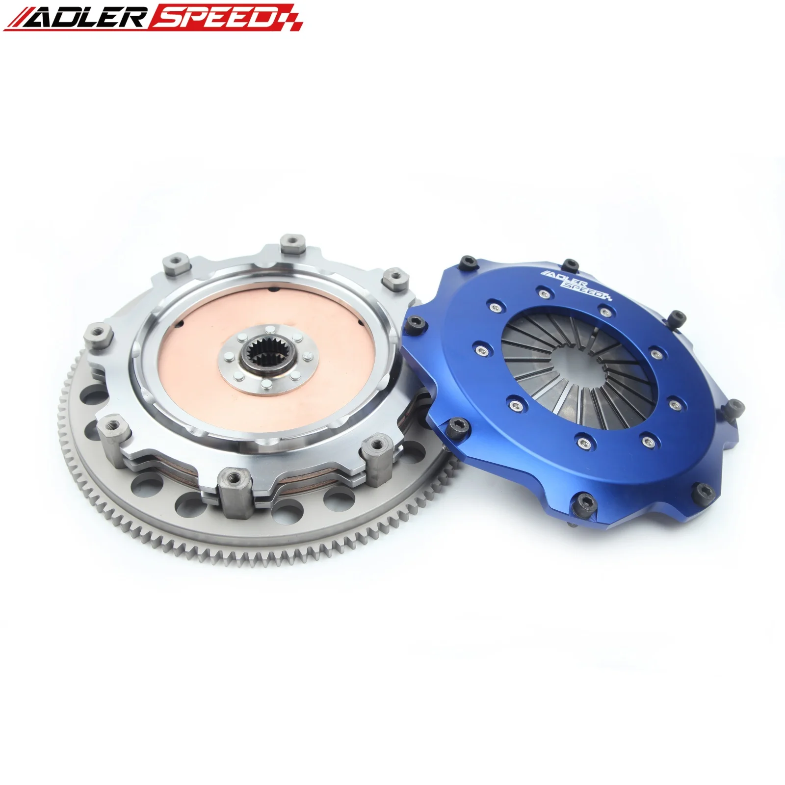 

ADLERSPEED 8.5inch (215mm）Series Twin Plates Clutch Kit for Toyota 1JZ 2JZ R154 (Push Style Release mechanism)
