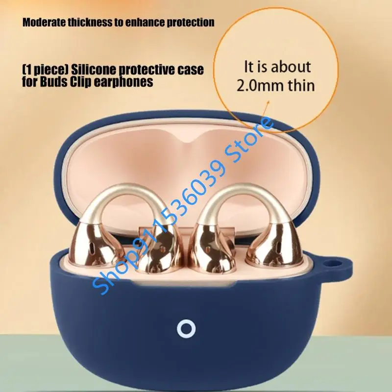 Protective Carrying Case Shockproof Suitable for Realme Buds Clip Headphone Dustproof Soft Housing Washable Charging Box Sleeve