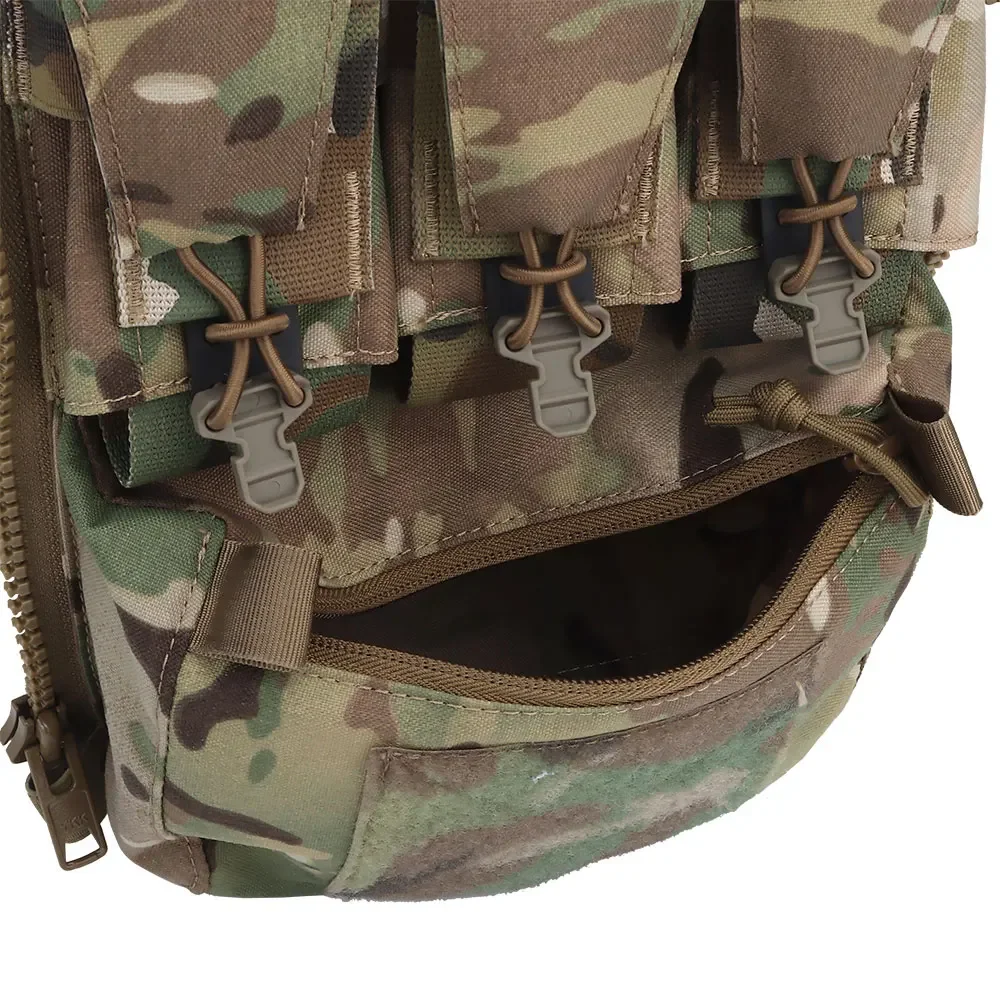 V5 FCPC Rückenplatte mit Reißverschluss, taktische Weste, Rückenplatte, Dreifach-Tasche, Plattenträger, Airsoft-Weste, Erweiterungstasche, Zubehör – Detail 14