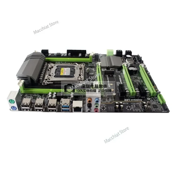 X79 Big board computer motherboard CPU set 2011 pin support E5-2670ECC 8G server memory