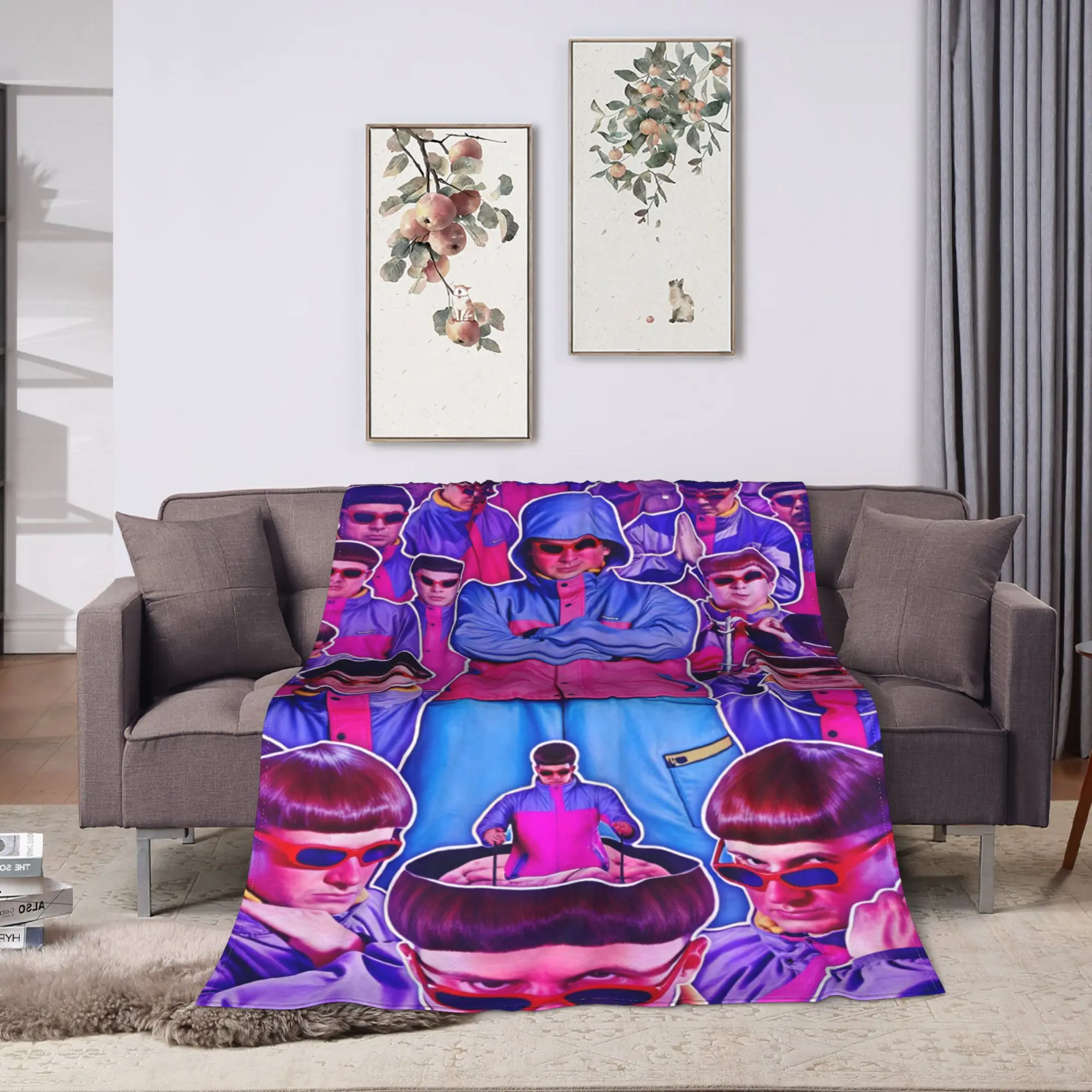 Singer O-Oliver-S Tree Ugly Is Beautiful Plush Blankets Boy Girl Flannel Bedding Throws For Couch Chair Soft Warm Bedspread Gift