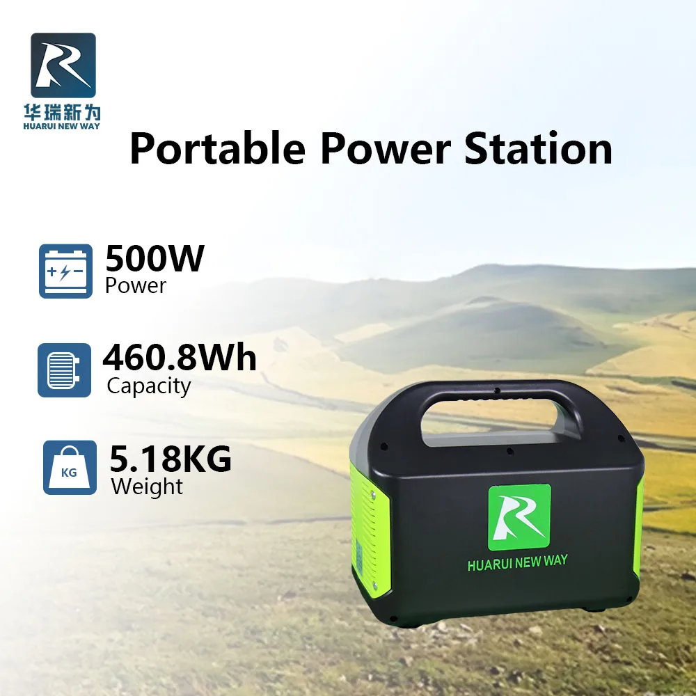 OEM ODM Outdoor Camping Battery Power Station 500w 1000w 3000w 110v 220v Portable Solar Generator Emergency Power Supply