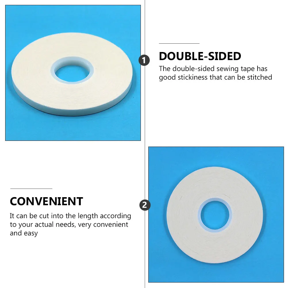 Water Soluble sided Tape for Patchwork DIY Sewing Adhesive Fabric Clothing Quilting Sewing Accessory Tape Two sided
