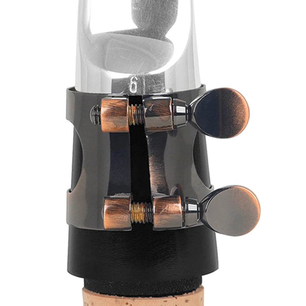 

Brass Saxophone Ligature Clip Adjustable Metal Fastener For Wind Instrument Mouthpiece Replacement Sax Accessories