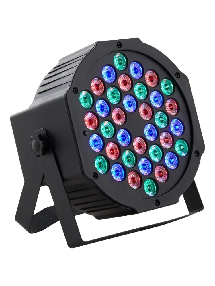 VEVOR 36LED RGB Stage Light PAR Light 7-Mode DMX Beam Disco Light Indoor 4-Pack