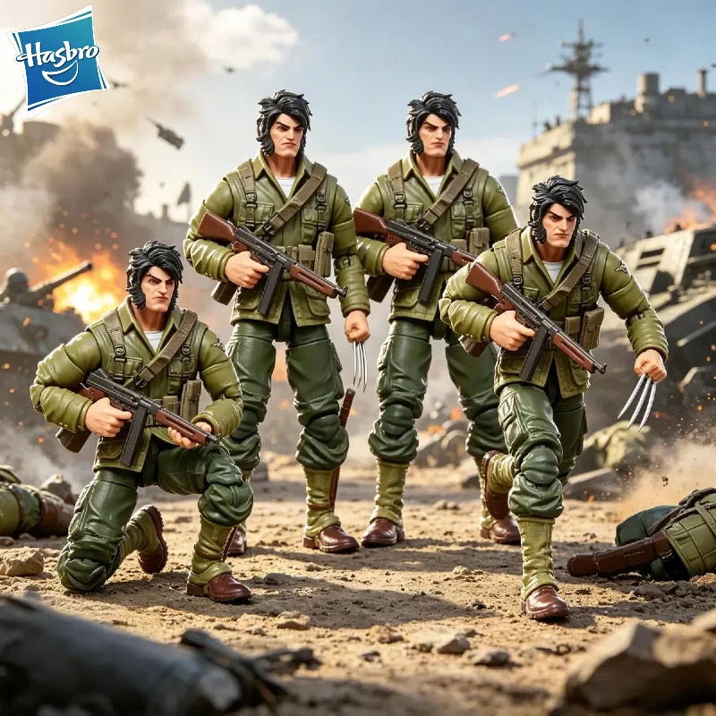 【in-stock】hasbro-marvel-legends-wwii-logan-wolverine-6-action-figure-baf-executioner-wave-official-collectible-toy-gift